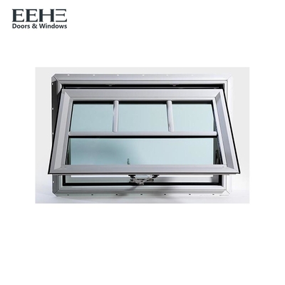 Toldos de la ventana de aluminio del ahorro de espacio/toldos de aluminio impermeables de la casa del gris